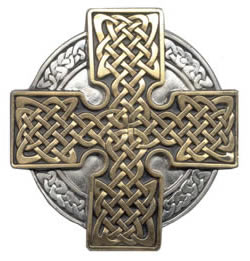 Gold and Silver Celtic Knot